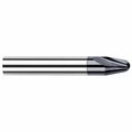 Harvey Tool 0.005 in. Radius x 0.123 in. Length of Cut x 45° per side Carbide Runner Cutter, 2 Flutes 856550-C3